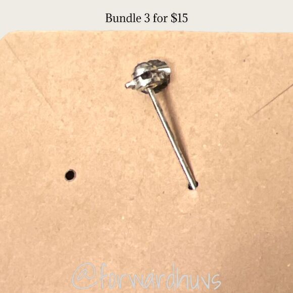 Bundle Sale 3 for $15 | Twisted Silver Tone |Fair Condition - Picture 5 of 6